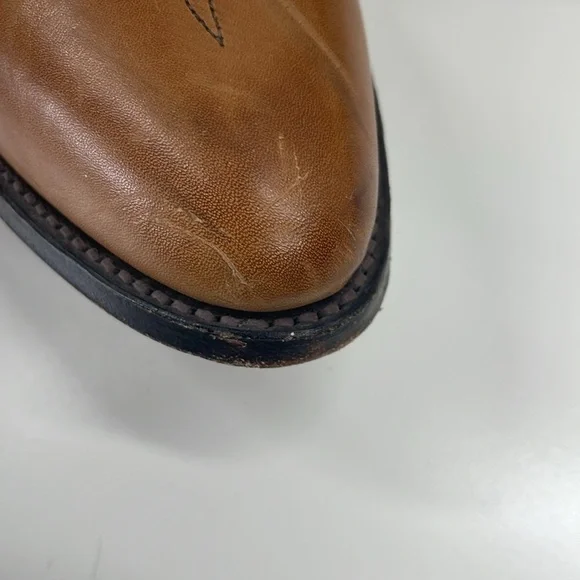 Abilene Womens Western Boots Leather Embroidered Pull On Boots in Brown Size 9.5 - Picture 13 of 14